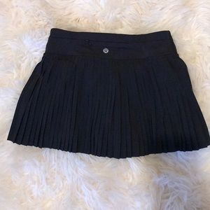 Lululemon pleated mini skirt with built in shorts